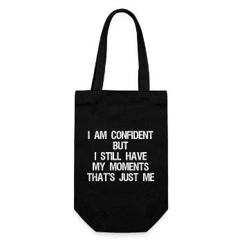 Je suis confiant mais j’ai quand même mes moments, c’est - Sac à bouteille - noir - Devant