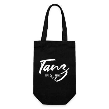 Dance out of line – Be different and unique - Gift Bag for Bottles - black - Front