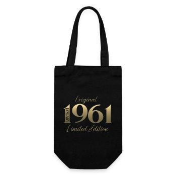 65e anniversaire Original janvier 1961 - Sac à bouteille - noir - Devant