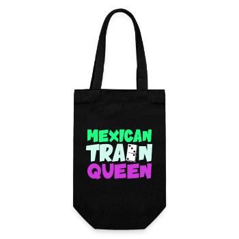 Mexican Train Domino - Gift Bag for Bottles - black - Front