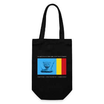DRC FETT INOFFIZIELLE FLAGGE - Geschenkbeutel für Flaschen - Schwarz - Vorne