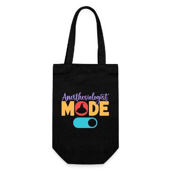 Anesthesiologist Mode On Anesthesia - Gift Bag for Bottles - black - Front