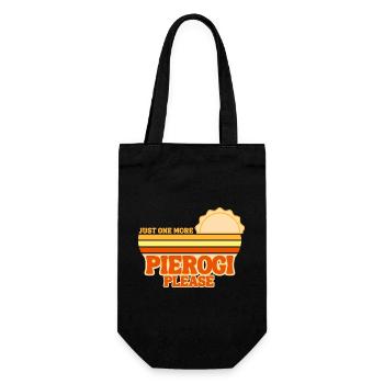 Pierogi Encore un raviolis, s’il vous plaît Cuisine polonaise - Sac à bouteille - noir - Devant