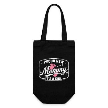 Future maman et mère enceinte, fille biologique - Sac à bouteille - noir - Devant