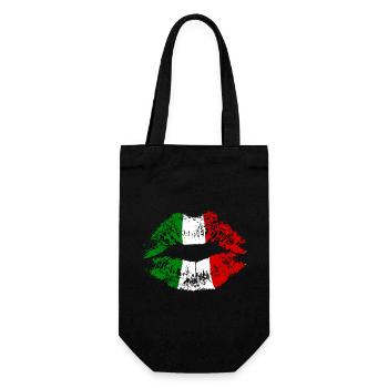 IItalia Kiss Kiss Lip Lipstick Italie Couleurs - Sac à bouteille - noir - Devant
