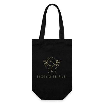 Guidé par les débuts de l’astrologie - Sac à bouteille - noir - Devant