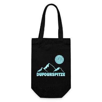 Bergsport dufourspitze - Geschenkbeutel für Flaschen - Schwarz - Vorne