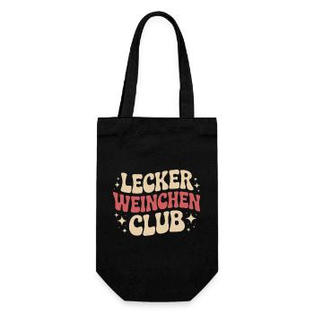 Wine Delicious Wine Club Wine Lovers Red Wine - Gift Bag for Bottles - black - Front