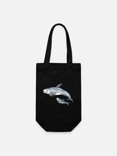 Risso - Grampus Dolphin - Dauphin Risso - Sac à bouteille - noir