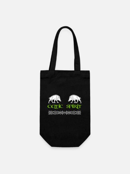 Celtic Spirit - sanglier - Sac à bouteille - noir