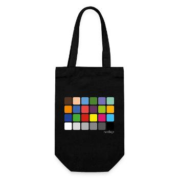ColorChecker - Gift Bag for Bottles - black - Front