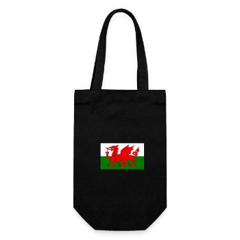 Drapeau du Pays de Galles - Sac à bouteille - noir - Devant