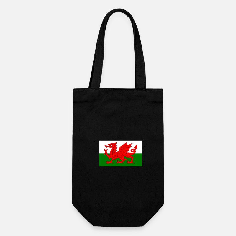 Drapeau du Pays de Galles - Sac à bouteille - noir