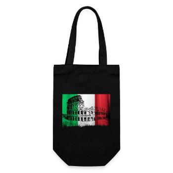 Colosseum Italy Rome - Gift Bag for Bottles - black - Front