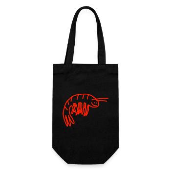 Shrimp - Gift Bag for Bottles - black - Front
