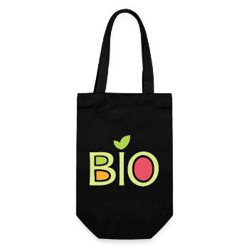 Bio Team Company Club Friends Fruits Food Vegan - Sac à bouteille - noir - Devant