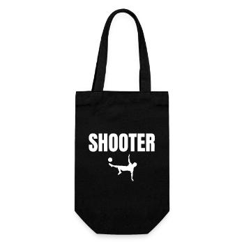 football, football, football fan, footballer - Gift Bag for Bottles - black - Front