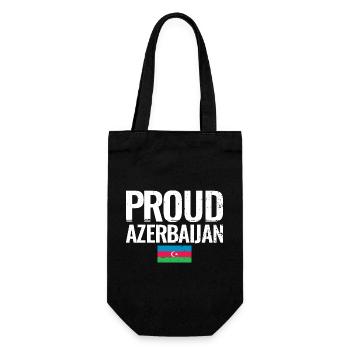 Fier Azerbaïdjan Azerbaïdjan Drapeau - Sac à bouteille - noir - Devant