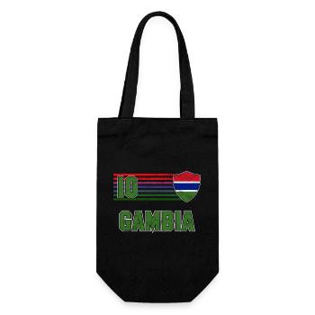 Équipe de Gambie de football - Sac à bouteille - noir - Devant