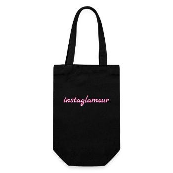 Instaglamour 1 - Gift Bag for Bottles - black - Front