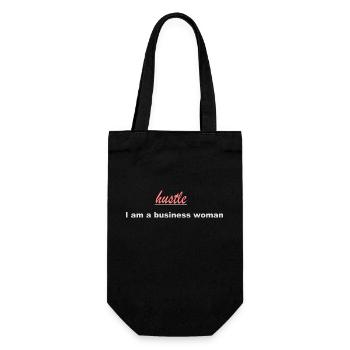 Je suis une femme d’affaires Design - Sac à bouteille - noir - Devant