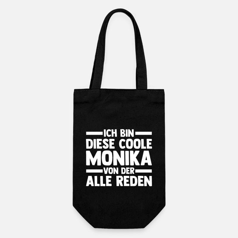 Monika - Geschenkbeutel für Flaschen - Schwarz
