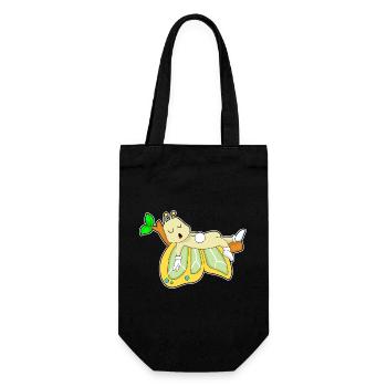 Schmetterling Schlafen - Geschenkbeutel für Flaschen - Schwarz - Vorne