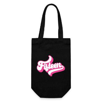 Quinze 15e anniversaire pour les filles de 15 ans - Sac à bouteille - noir - Devant