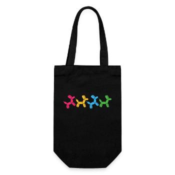 Balloon Animal Party Balloon Artist - Gift Bag for Bottles - black - Front