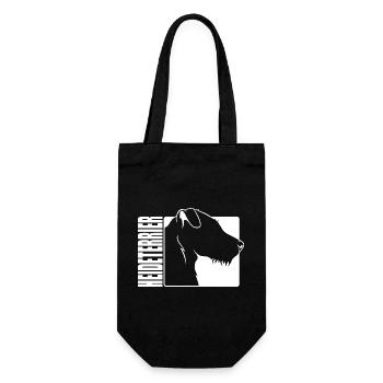 Heath Terrier Profile Dogs Hunting Dogs Wilsigns - Gift Bag for Bottles - black - Front