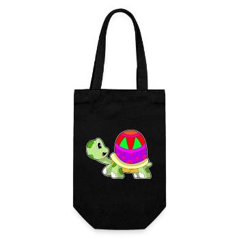 Oeuf de Pâques tortue - Sac à bouteille - noir - Devant