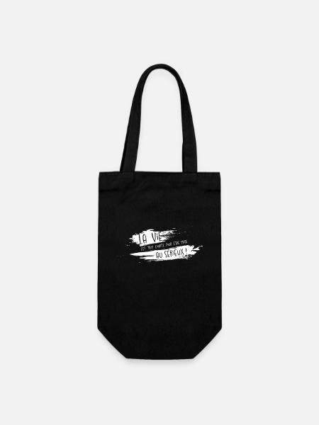 La vie - Sac à bouteille - noir