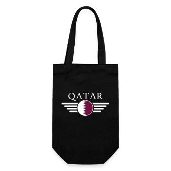 Qatar Style Design T-Shirt - Gift Bag for Bottles - black - Front