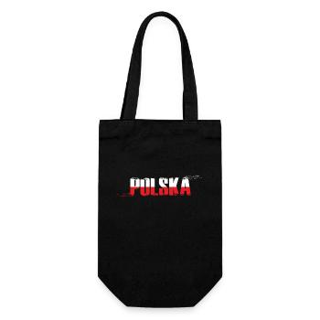 National patriotic theme - Poland - Gift Bag for Bottles - black - Front