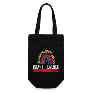 Kindergarten Teacher Daycare Center Educator - Gift Bag for Bottles - black - Front
