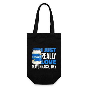 Mayonnaise - Gift Bag for Bottles - black - Front