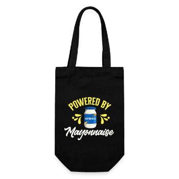 Mayonnaise - Gift Bag for Bottles - black - Front