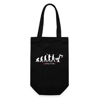 Revolution - Evolution Man Fun Twist 06 - Geschenkbeutel für Flaschen - Schwarz - Vorne