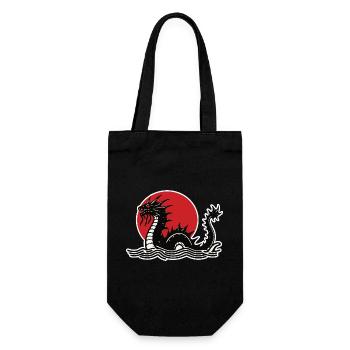 Design de monstre marin pour les monstres et les créatures mythiques F - Sac à bouteille - noir - Devant