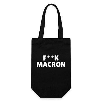 F**K Macron - Sac à bouteille - noir - Devant