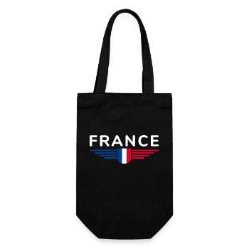 J’aime la France élégance style design Tenues - Sac à bouteille - noir - Devant