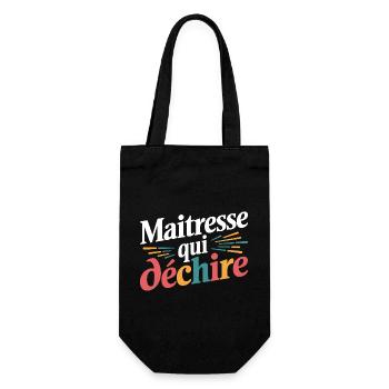 Maîtresse qui déchire - Sac à bouteille - noir - Devant
