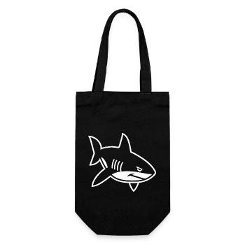 Requin - Sac à bouteille - noir - Devant