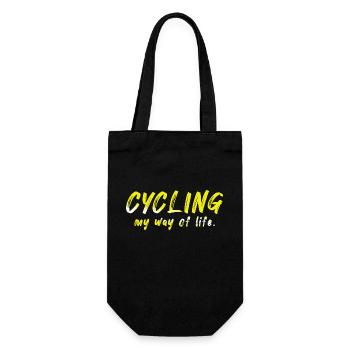 Bicycle bicycles bicycle bicycle bike biker mtb 7 - Gift Bag for Bottles - black - Front