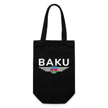 T-Shirt Bakou – Pour les fans de la capitale - Sac à bouteille - noir - Devant