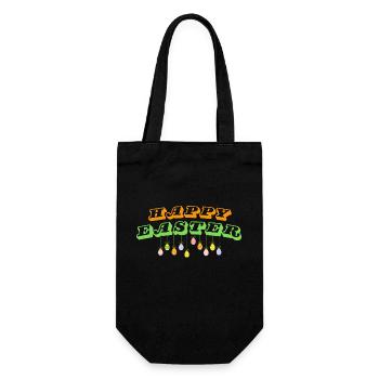 Joyeuses Pâques ! - Sac à bouteille - noir - Devant