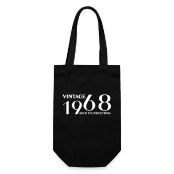 Vintage 1968 aged to perfection - Sac à bouteille - noir - Devant