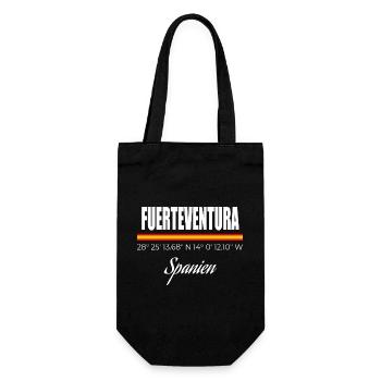 Fuerteventura - Geschenkbeutel für Flaschen - Schwarz - Vorne