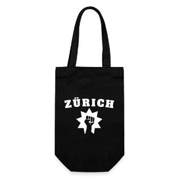 Zurich - Gift Bag for Bottles - black - Front