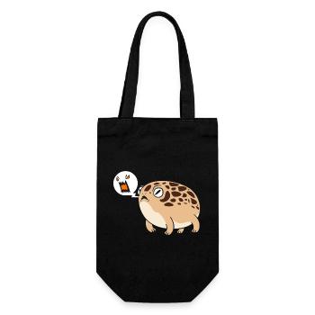 Frosch Desert Rain Frog - Geschenkbeutel für Flaschen - Schwarz - Vorne